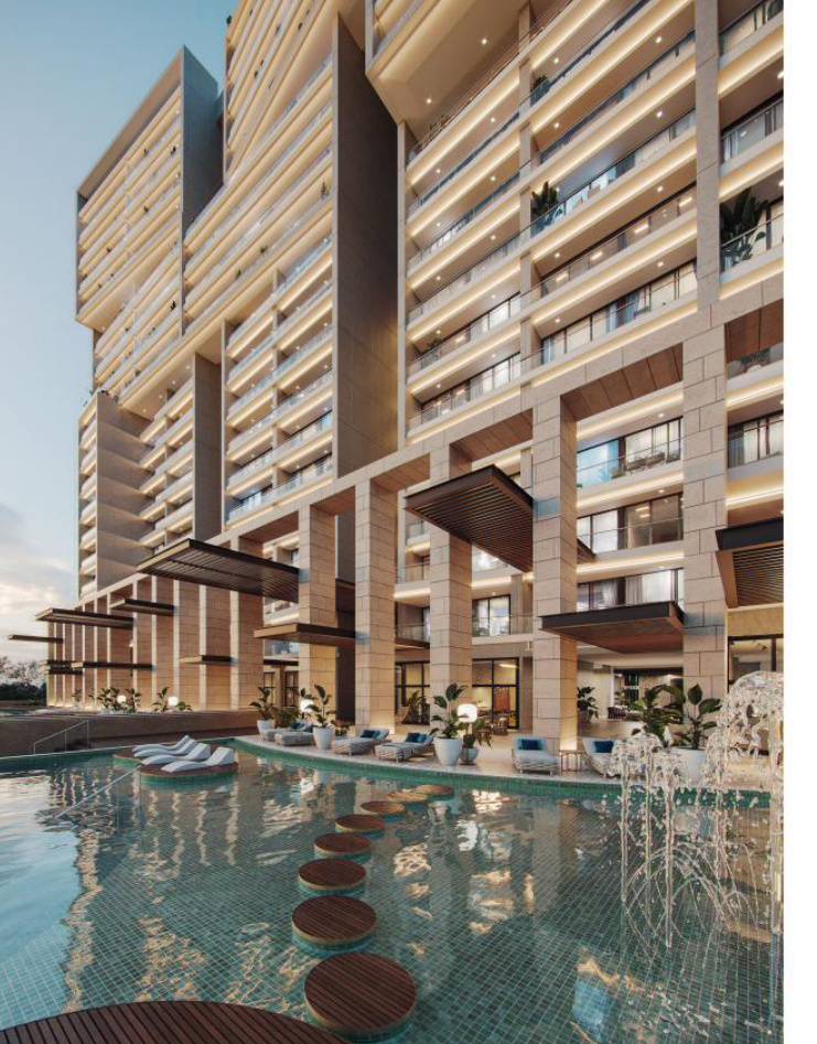 BLAS Puerto Cancún — torre canal front con sky pool