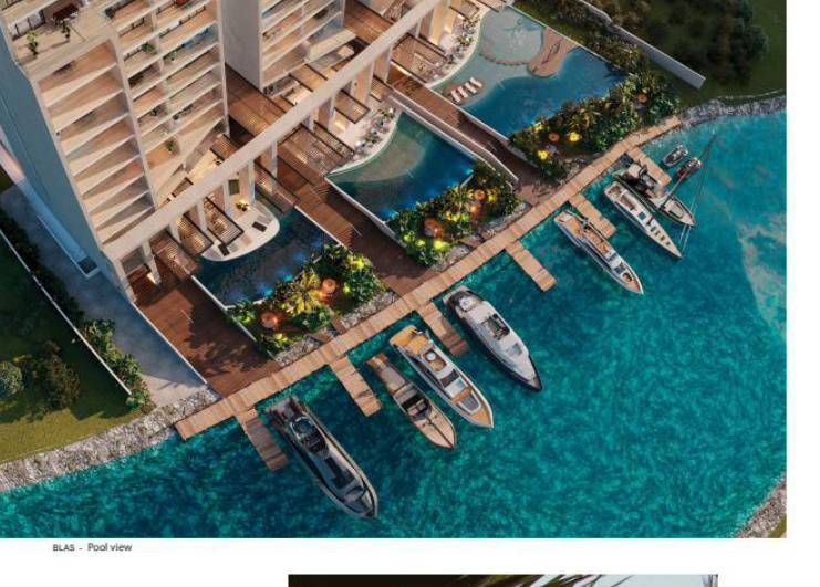 Puerto Cancún aerial