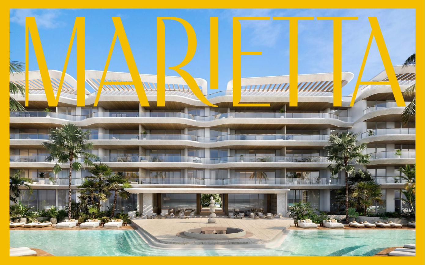 Marietta Residences – alberca y fachada