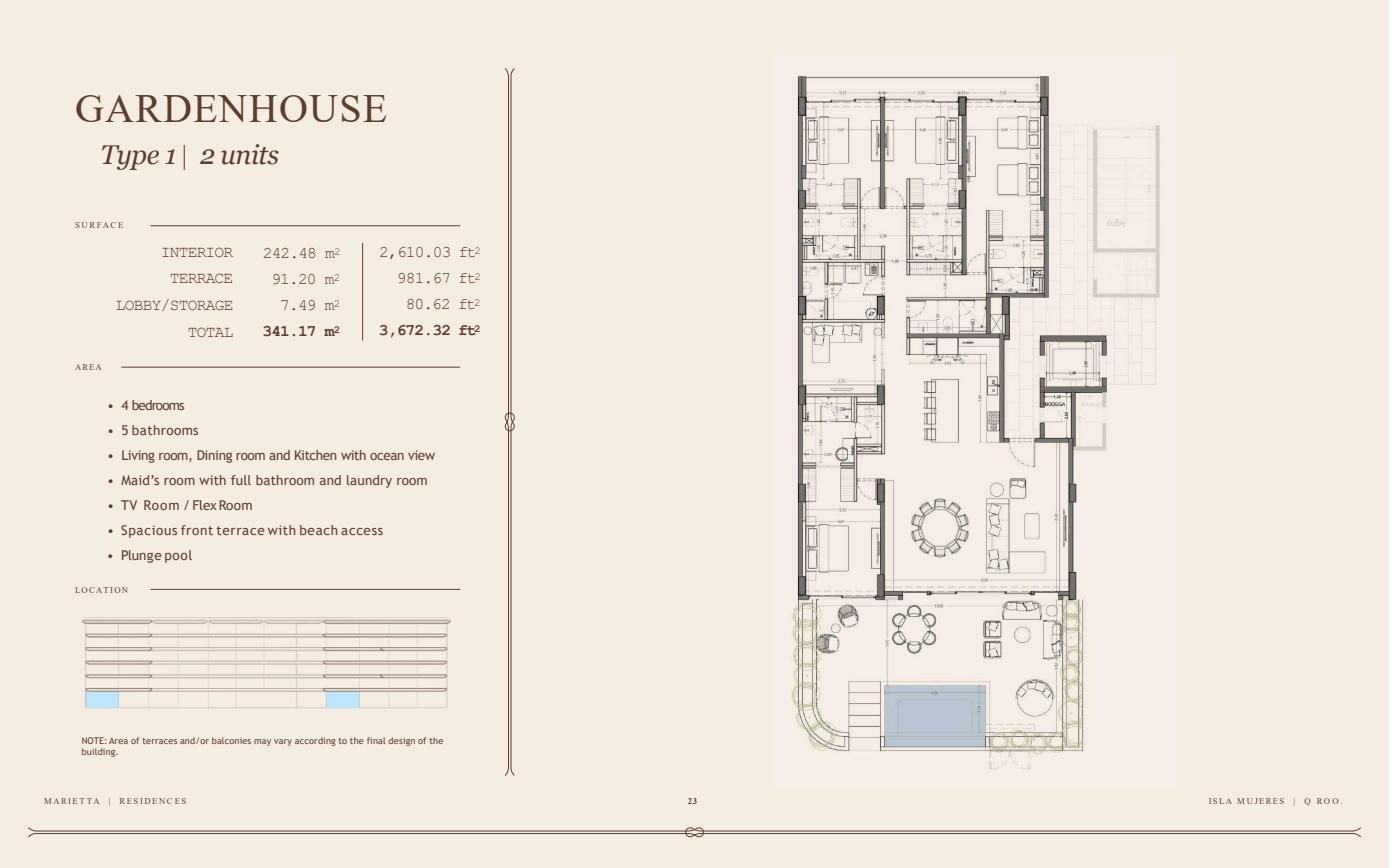 GardenHouse Type 1 floor plan